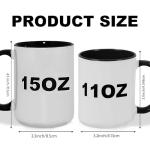 Custom Mug, Customized Photo Coffee Mug Personalized 11 Oz Ceramic Mug with Photo, Taza Personalizadas for Men Women Family