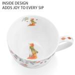 MFoffice Autumn Forest Animal Mug - 20 oz Bone China Coffee Mug with Fox, Squirrel & Duck, Cozy Fall Gift for Nature Lovers and Friends, Designed in England by Harvest Green Studio