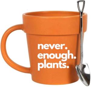 YACO STORE Ceramic Plants Themed Mug - Standard Size, 3 Inches, Reusable, Hot Drinks at Home, Birthday Gift for Her