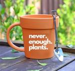 YACO STORE Ceramic Plants Themed Mug - Standard Size, 3 Inches, Reusable, Hot Drinks at Home, Birthday Gift for Her