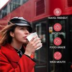 HAPY CUPS 12 oz[500 count] White Coffee Cups - Disposable Paper Cups for Hot and Cold Beverages - Water, Juice, or Tea, Compostable and Travel-Friendly For Home, Store and Cafe(300 g)