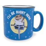 E.T. The Extra-Terrestrial Ceramic Camper Mug | BPA-Free Travel Coffee Cup For Espresso, Caffeine, Cocoa, | Home & Kitchen Essential | Cute SciFi Gifts and Collectibles | Holds 20 Ounces