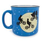 E.T. The Extra-Terrestrial Ceramic Camper Mug | BPA-Free Travel Coffee Cup For Espresso, Caffeine, Cocoa, | Home & Kitchen Essential | Cute SciFi Gifts and Collectibles | Holds 20 Ounces