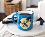 E.T. The Extra-Terrestrial Ceramic Camper Mug | BPA-Free Travel Coffee Cup For Espresso, Caffeine, Cocoa, | Home & Kitchen Essential | Cute SciFi Gifts and Collectibles | Holds 20 Ounces