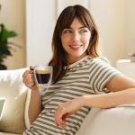 Mfacoy Glass Double Wall Insulated Espresso Cups (Set of 2), 5.4 oz Shots Cup with Handle, Insulated Glasses Mugs, Small Coffee Cups, Shot Glass