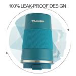 GEMFUL Coffee Mug with Lid 13 oz Spill Proof Leak Proof Stainless Steel Travel Mug Insulated Coffee Tumbler Reusable Keeps Cold and Hot for Car Daily Travel Gifts (Blue)