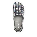 Alegria Womens Keli Professional Clog Teacup Black Patent Leather 7-7.5 M US