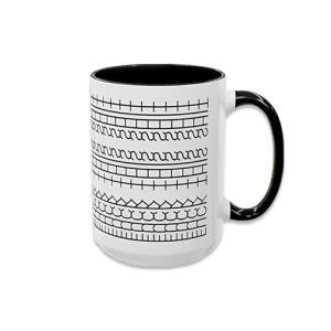 Hidden Message Coffee Mug, Funny Coffee Mug, Unique Gift Idea, Gift for Work Bestie, Coworkers, Friends, Family - Funny Office Gifts(White)