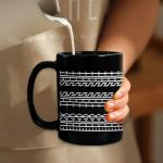 Hidden Message Coffee Mug, Funny Coffee Mug, Unique Gift Idea, Gift for Work Bestie, Coworkers, Friends, Family - Funny Office Gifts(White)