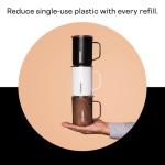 Corkcicle Classic Coffee Mug - Triple Insulated Stainless Steel Travel Mug - Shatter-Proof Lid - Easy Grip - Keeps Drink Hot Over 3 Hours - Holiday Mug Gift - Great for Gifting Warmth - 16 oz - Black