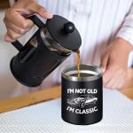 Abledn Birthday Gifts for Men - I'm Not Old I'm Classic Coffee Mug - Christmas Birthday Gifts for Men, Dad, Grandpa, Him, Husband (14oz, Black)