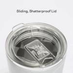 Corkcicle Classic Coffee Mug - Triple Insulated Stainless Steel Travel Mug - Shatter-Proof Lid - Easy Grip - Keeps Drink Hot Over 3 Hours - Holiday Mug Gift - Great for Gifting Warmth - 16 oz - Black