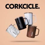 Corkcicle Classic Coffee Mug - Triple Insulated Stainless Steel Travel Mug - Shatter-Proof Lid - Easy Grip - Keeps Drink Hot Over 3 Hours - Holiday Mug Gift - Great for Gifting Warmth - 16 oz - Black
