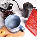 Bosmarlin Large Ceramic Coffee Mug, Big Tea Cup for Office and Home, 21 Oz, Dishwasher and Microwave Safe, 1 PCS… (Blue)