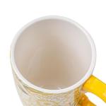 Topadorn Coffee Ceramic Mug Porcelain Latte Tea Cup With Lid in Present Box 17oz Sunflowers