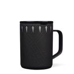 Corkcicle Classic Coffee Mug - Triple Insulated Stainless Steel for Travel - Shatter-Proof Lid - Keeps Drink Hot Over 3 Hours - Holiday Mug Gift - Great for Gifting Warmth - 16 oz - Black Panther