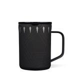 Corkcicle Classic Coffee Mug - Triple Insulated Stainless Steel for Travel - Shatter-Proof Lid - Keeps Drink Hot Over 3 Hours - Holiday Mug Gift - Great for Gifting Warmth - 16 oz - Black Panther