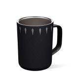 Corkcicle Classic Coffee Mug - Triple Insulated Stainless Steel for Travel - Shatter-Proof Lid - Keeps Drink Hot Over 3 Hours - Holiday Mug Gift - Great for Gifting Warmth - 16 oz - Black Panther