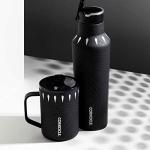 Corkcicle Classic Coffee Mug - Triple Insulated Stainless Steel for Travel - Shatter-Proof Lid - Keeps Drink Hot Over 3 Hours - Holiday Mug Gift - Great for Gifting Warmth - 16 oz - Black Panther