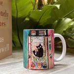 Famous Art Paintings Funny Cat Coffee Mug for Artist Art Lover Art Teacher Cat Lovers, Famous Art Picture Classic Art Vincent Art Aesthetic Canvas Mug Birthday Gift for Women Man (Open Window)