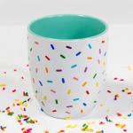 Yummy Sprinkles Coffee mug (Mint Green RS)
