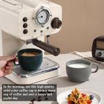 ReaNea Coffee Mugs Set of 6, Coffee Cups 12oz, Durable Light Weight Plastic Mugs for Home, Outdoor, Picnic, Camping, Idea Birthday Gift