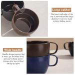 ReaNea Coffee Mugs Set of 6, Coffee Cups 12oz, Durable Light Weight Plastic Mugs for Home, Outdoor, Picnic, Camping, Idea Birthday Gift