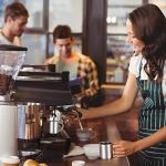 Cunhill 4 Set 7.5oz/220ml Stainless Steel Coffee Mug with Handle Metal Double Walled Cups Camping Mug Dishwasher Safe Tea Cups for Home Camping Travel Outdoors RV Keep Drinks Hot