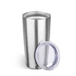 StarSpeed 20oz Tumbler Bulk with Lid, Stainless Steel Insulated Tumblers Double Wall Vacuum Insulated Travel Mug, Powder Coated Coffee Cups for Hot and Cold Drinks(Silver,1)