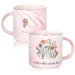 Friend Chritian Gifts for Women, Friendship Giftsfor Women, Floral Friends Coffee Mug, Inspirational Scripture Mug with Bible Verse: Sweet Friendship –Proverbs 27:9, Best Friends Gifts forWomen