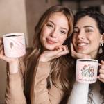 Friend Chritian Gifts for Women, Friendship Giftsfor Women, Floral Friends Coffee Mug, Inspirational Scripture Mug with Bible Verse: Sweet Friendship –Proverbs 27:9, Best Friends Gifts forWomen