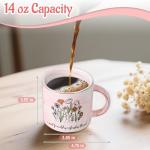 Friend Chritian Gifts for Women, Friendship Giftsfor Women, Floral Friends Coffee Mug, Inspirational Scripture Mug with Bible Verse: Sweet Friendship –Proverbs 27:9, Best Friends Gifts forWomen