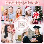 Friend Chritian Gifts for Women, Friendship Giftsfor Women, Floral Friends Coffee Mug, Inspirational Scripture Mug with Bible Verse: Sweet Friendship –Proverbs 27:9, Best Friends Gifts forWomen