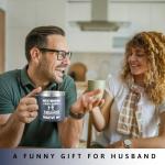 Gifts for Husband - Husband Gifts from Wife - Wedding Anniversary, Birthday, Fathers Day Gift for Him - Love Gift Ideas for Him - 14 Oz Stainless Steel Coffee Mug