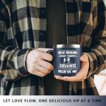 Gifts for Husband - Husband Gifts from Wife - Wedding Anniversary, Birthday, Fathers Day Gift for Him - Love Gift Ideas for Him - 14 Oz Stainless Steel Coffee Mug