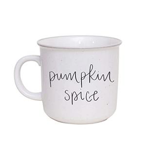Sweet Water Decor Fall Coffee Mugs | Seasonal 16oz Ceramic Campfire Coffee Cup | Microwave & Dishwasher Safe Autumn Mug Great for Halloween, Pumpkin Spice Lattes & Thanksgiving (Pumpkin Spice)
