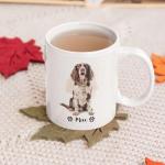 Best Family Gifts Funny Springer Spaniel Dog Design Coffee Mugs, Personalized Name Lovely Pet Cup Gift For Dad Mom, Customized Springer Spaniel Owner Mugs Present, Animal Themed Tea Cup, Ceramic Mug