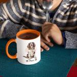 Best Family Gifts Funny Springer Spaniel Dog Design Coffee Mugs, Personalized Name Lovely Pet Cup Gift For Dad Mom, Customized Springer Spaniel Owner Mugs Present, Animal Themed Tea Cup, Ceramic Mug