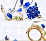 FDINF Tea Cup Gifts for Mom Women Mothers Day Glass Coffee Enamels Mug Birthday Butterfly Rose Gifts for Her Valentines Day Christmas Tea Cup with Spoon