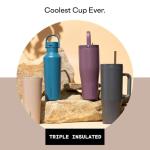 Corkcicle Classic Triple Insulated Coffee Mug with Lid, Desert, 24 oz – Stainless Steel Travel Tumbler Keeps Beverages Cold 9+hrs, Hot 3hrs – Cupholder Friendly Travel Coffee Tumbler