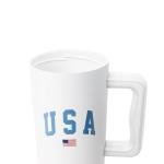 Simple Modern 40 oz Tumbler with Handle and Straw Lid | 4th of July Insulated Reusable Stainless Steel Water Bottle Travel Mug Cupholder Use | Gifts for Women Men Him Her | Trek Signature | USA