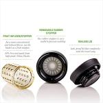 Ovente Stainless Steel Vacuum Insulated Coffee Water Mug, 16 oz Portable Double Wall Handheld Tumbler with Tea Infuser, BPA-Free Spill Proof Travel Friendly for Hot Cold Beverage, Gunmetal MSA16G