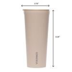 Corkcicle Classic Triple Insulated Coffee Mug with Lid, Desert, 24 oz – Stainless Steel Travel Tumbler Keeps Beverages Cold 9+hrs, Hot 3hrs – Cupholder Friendly Travel Coffee Tumbler