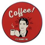 Coffee! It's Damn Fine Twin Peaks Agent Cooper Mug 1.2" Enamel Pin