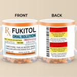 Pawfect House Funny Coffee Mug, Birthday Gifts For Women Men, Fukitol Rx Prescription For Recharging Your Mind And Soul, Funny Office Gifts For Coworkers, Work Friends, Problem Solver Mug