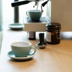 Loveramics Matt Cappuccino Cup, 10 oz Ceramic Latte Art Mug with Saucer, Thick-walled stoneware cup Set, Barista Latte Cup Set for Latte, Cappuccino, Tea - Mineral Colors (Emerald, 10OZ)