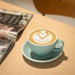 Loveramics Matt Cappuccino Cup, 10 oz Ceramic Latte Art Mug with Saucer, Thick-walled stoneware cup Set, Barista Latte Cup Set for Latte, Cappuccino, Tea - Mineral Colors (Emerald, 10OZ)