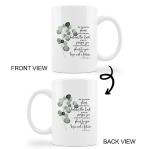 Christian Bible Scripture Jeremiah 29:11 for I Know the Plans I Have for You Watercolor Eucalyptus Leaf Ceramic Mug-11oz Coffee Milk Tea Mug Cup with Handle,Christian Gifts