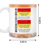 Pawfect House Funny Coffee Mug, Birthday Gifts For Women Men, Fukitol Rx Prescription For Recharging Your Mind And Soul, Funny Office Gifts For Coworkers, Work Friends, Problem Solver Mug