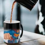 Morphing Mugs DC Comics – Superman (2025) – A Man Can Fly – 11 oz Heat Sensitive Mug – Ceramic Color Changing Coffee Tea Mug – Officially Licensed Man of Steel Collectible
